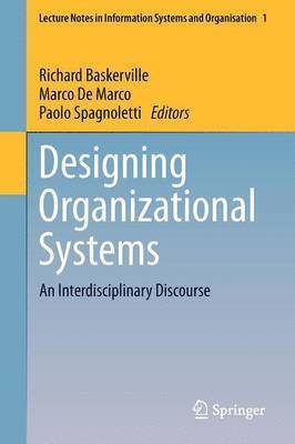 bokomslag Designing Organizational Systems