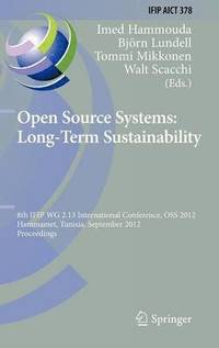 bokomslag Open Source Systems: Long-Term Sustainability