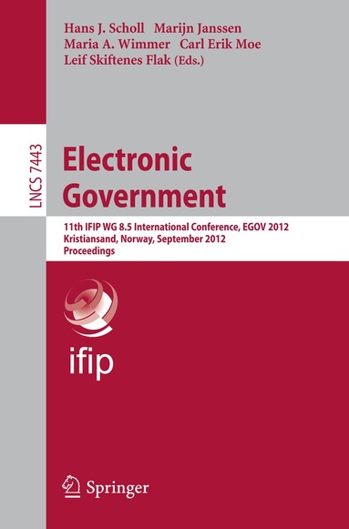 Hans Jochen Scholl, Marijn Janssen, Maria A. Wimmer, Carl Eric Moe, Leif Skiftenes Flak - Electronic Government, Häftad