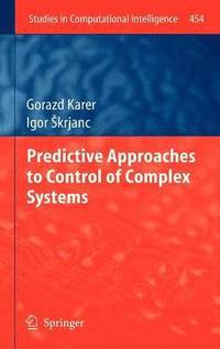 bokomslag Predictive Approaches to Control of Complex Systems