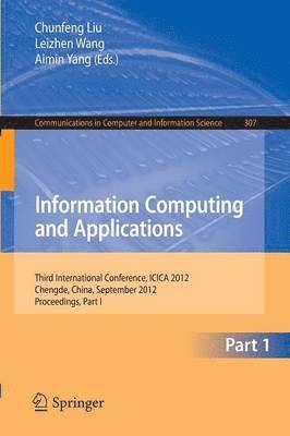 Information Computing and Applications 1