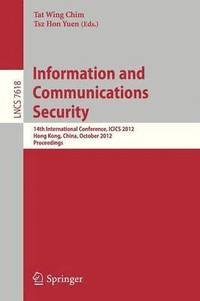 bokomslag Information and Communications Security