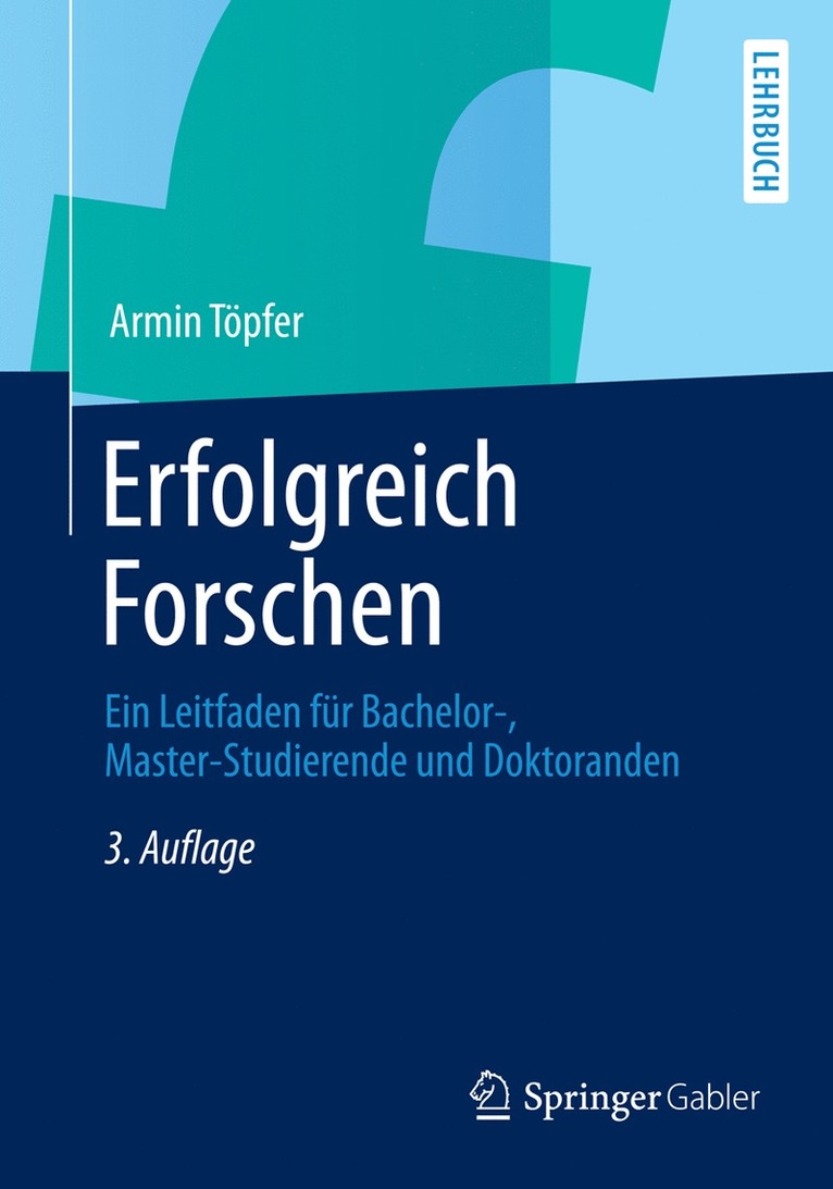 Armin Töpfer, Armin Topfer - Erfolgreich Forschen, Häftad