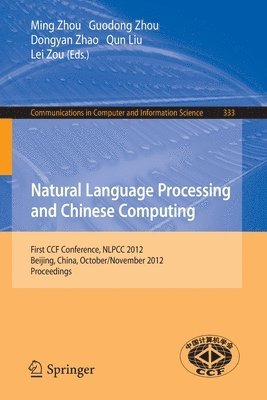 Natural Language Processing and Chinese Computing 1