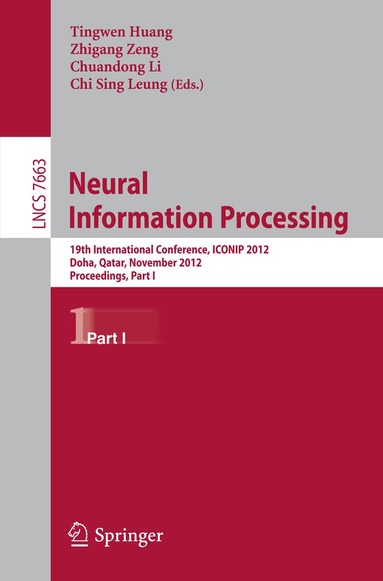 Tingwen Huang, Zhigang Zeng, Chuandong Li, Chi Sing Leung - Neural Information Processing, Häftad