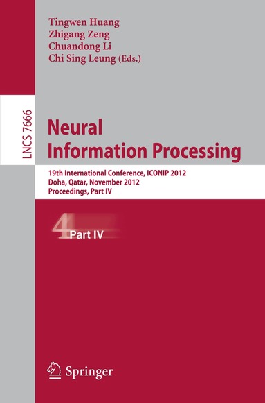 Tingwen Huang, Zhigang Zeng, Chuandong Li, Chi Sing Leung - Neural Information Processing, Häftad
