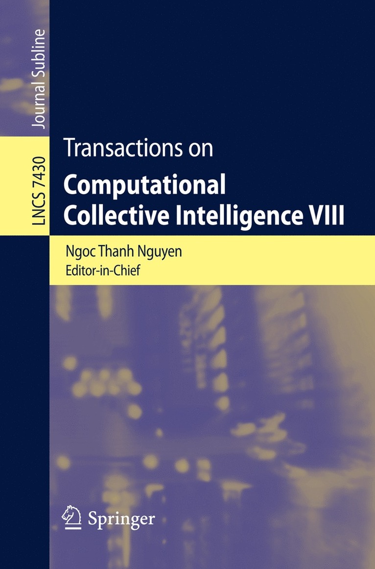 Transactions on Computational Collective Intelligence VIII 1