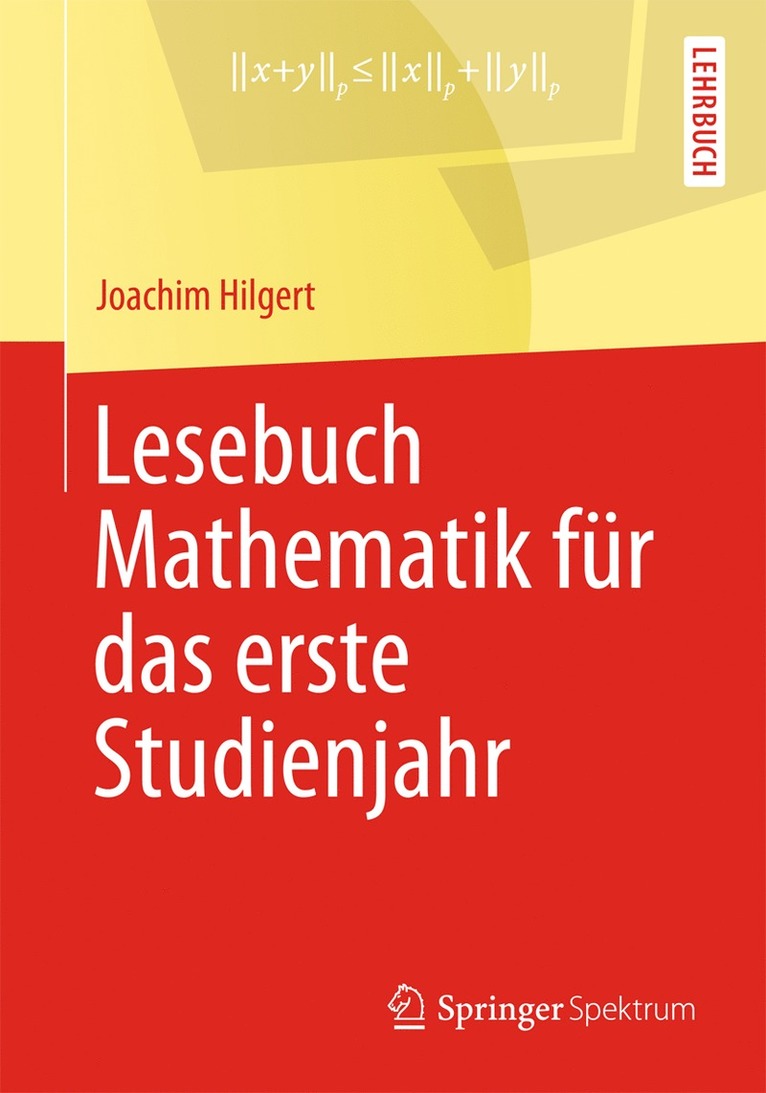 Lesebuch Mathematik fur das erste Studienjahr 1