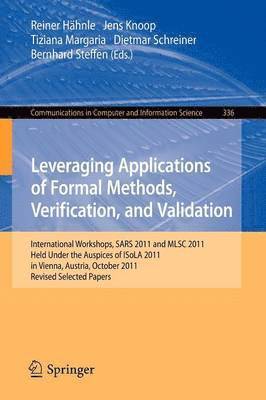 bokomslag Leveraging Applications of Formal Methods, Verification, and Validation