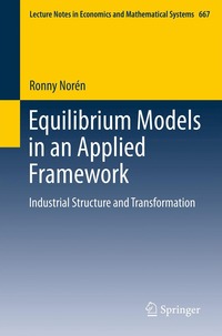 bokomslag Equilibrium Models in an Applied Framework