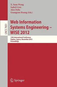 bokomslag Web Information Systems Engineering - WISE 2012
