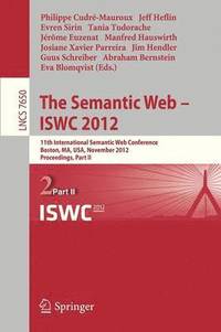 bokomslag The Semantic Web -- ISWC 2012