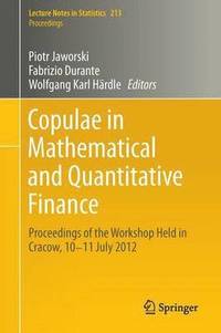 bokomslag Copulae in Mathematical and Quantitative Finance