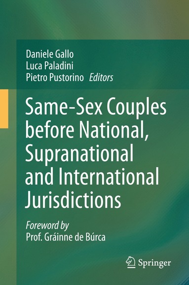 bokomslag Same-Sex Couples before National, Supranational and International Jurisdictions