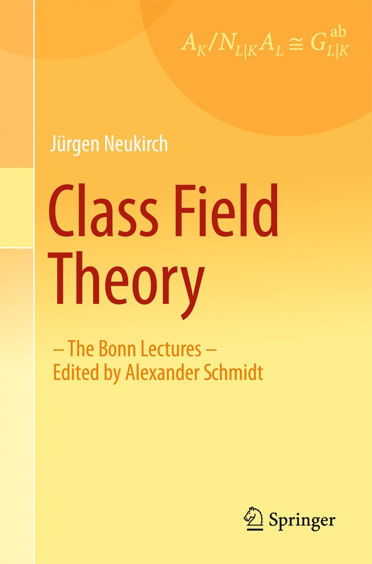 Class Field Theory 1