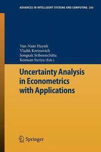 bokomslag Uncertainty Analysis in Econometrics with Applications