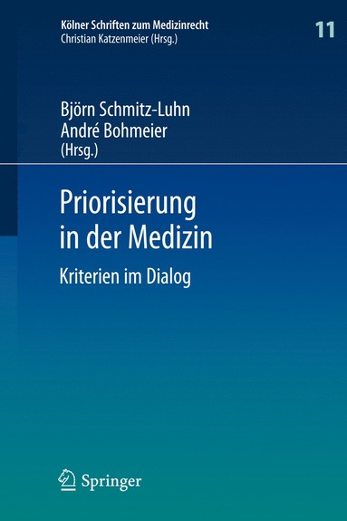 bokomslag Priorisierung in der Medizin