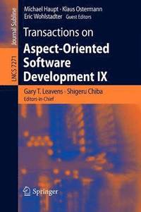 bokomslag Transactions on Aspect-Oriented Software Development IX