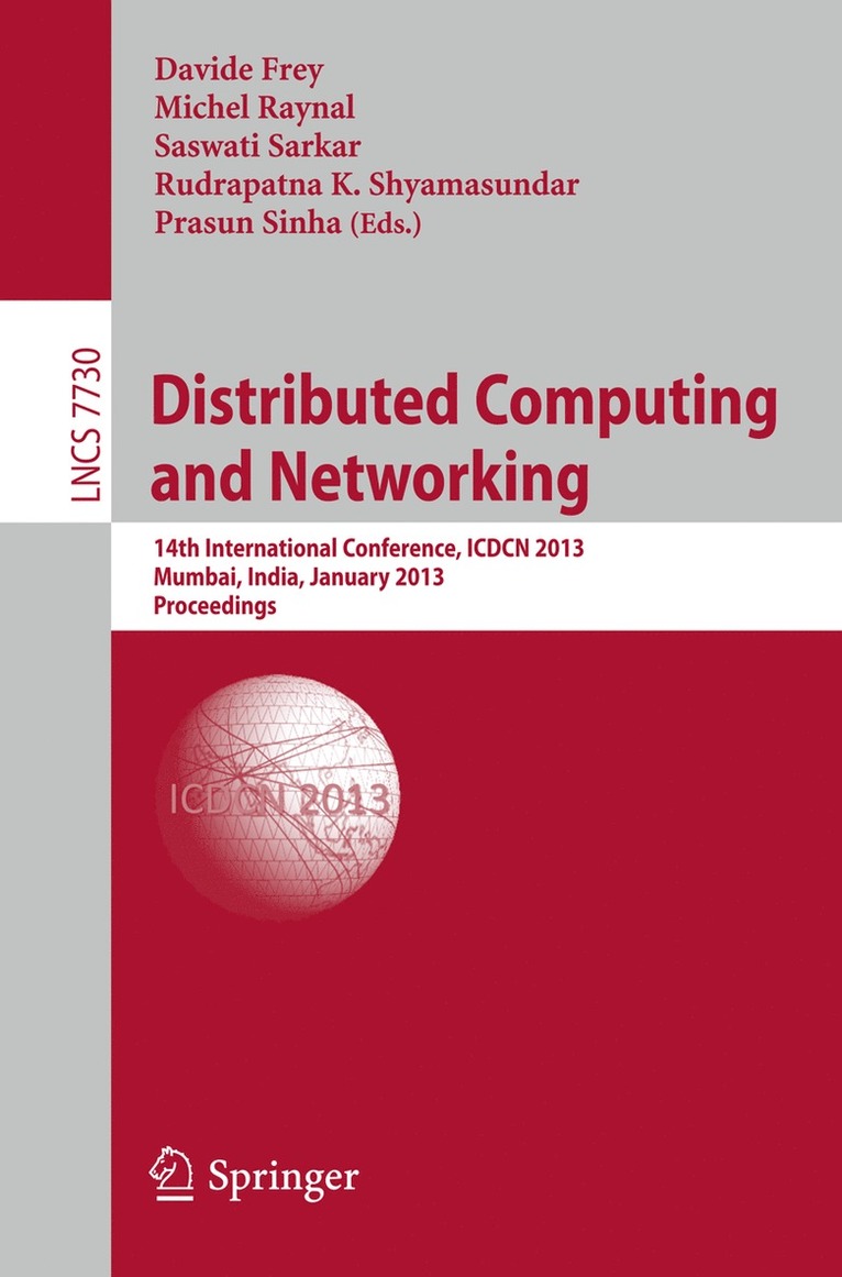 Davide Frey, Michel Raynal, Saswati Sarkar, Rudrapatna K. Shyamasundar, Prasun Sinha - Distributed Computing and Networking, Häftad