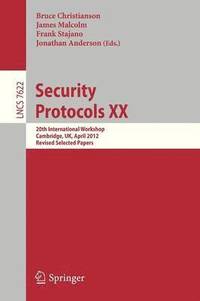 bokomslag Security Protocols XX