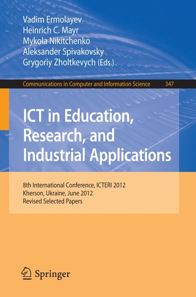 bokomslag ICT in Education, Research, and Industrial Applications