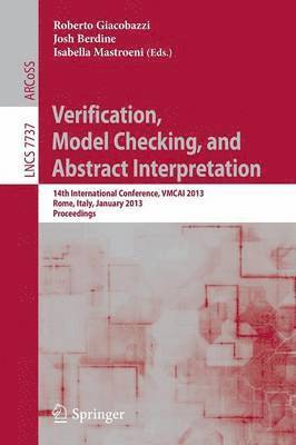 bokomslag Verification, Model Checking, and Abstract Interpretation