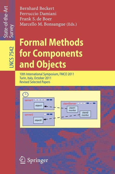 Bernhard Beckert, Ferruccio Damiani, Frank S. de Boer, Marcello M. Bonsangue - Formal Methods for Components and Objects, Häftad