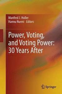 bokomslag Power, Voting, and Voting Power: 30 Years After