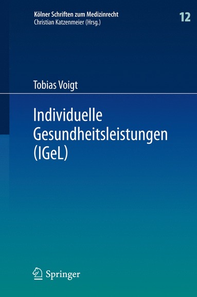 bokomslag Individuelle Gesundheitsleistungen (IGeL)