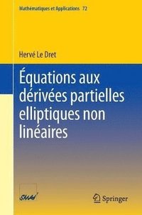 bokomslag quations aux drives partielles elliptiques non linaires