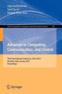 bokomslag Advances in Computing, Communication, and Control