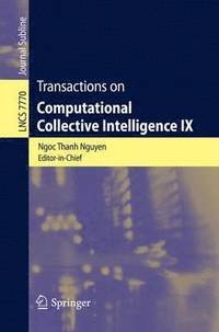 bokomslag Transactions on Computational Collective Intelligence IX