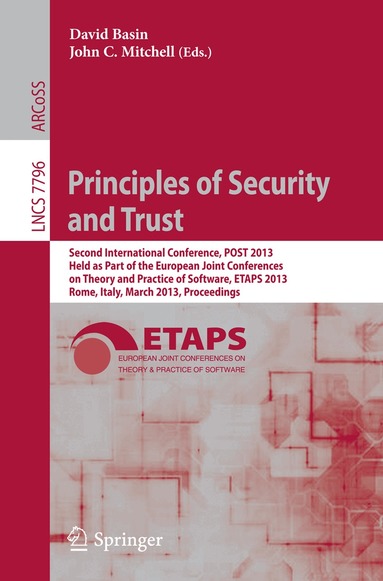 David Basin, John  C. Mitchell - Principles of Security and Trust, Häftad