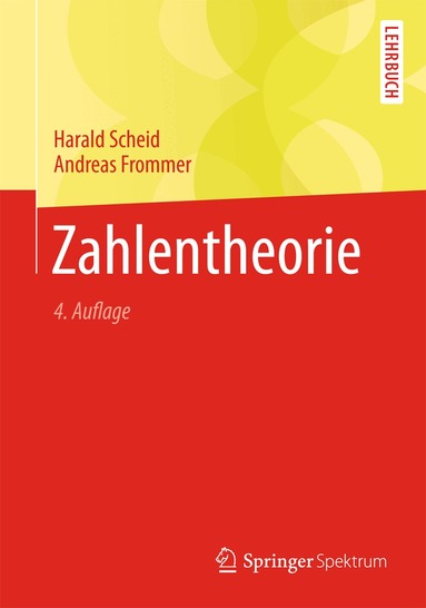 Harald Scheid, Andreas Frommer - Zahlentheorie, Häftad