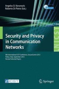 bokomslag Security and Privacy in Communication Networks