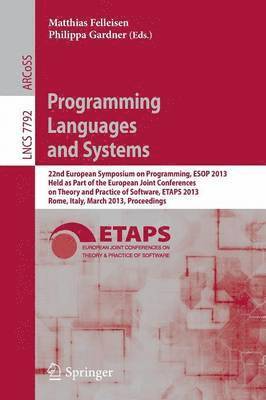 bokomslag Programming Languages and Systems