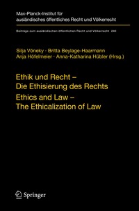 bokomslag Ethik und Recht - Die Ethisierung des Rechts/Ethics and Law - The Ethicalization of Law