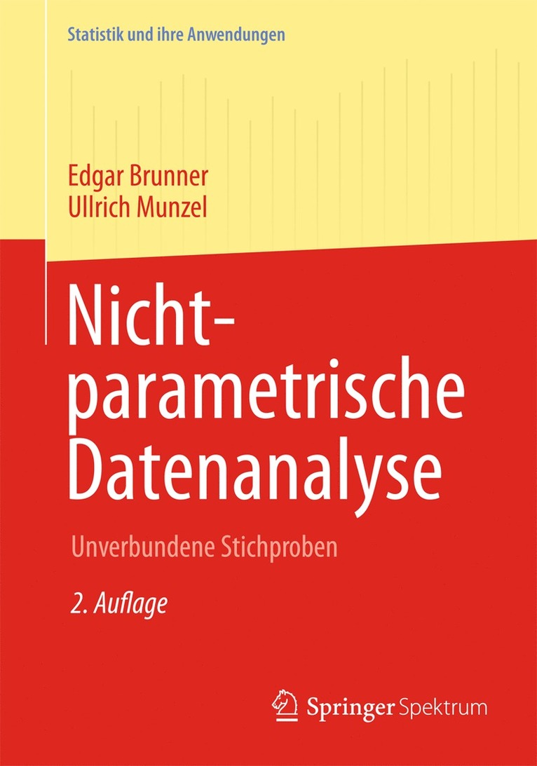Edgar Brunner, Ullrich Munzel - Nichtparametrische Datenanalyse, Häftad