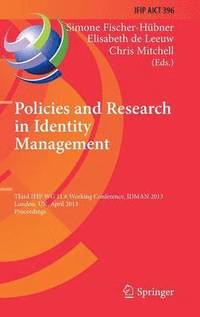 bokomslag Policies and Research in Identity Management