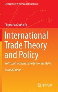 bokomslag International Trade Theory and Policy