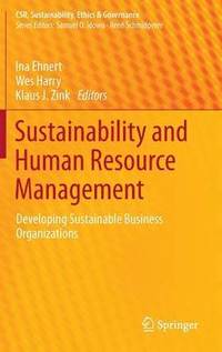 bokomslag Sustainability and Human Resource Management