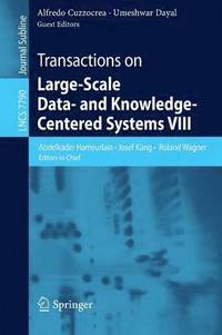bokomslag Transactions on Large-Scale Data- and Knowledge-Centered Systems VIII