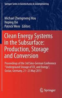bokomslag Clean Energy Systems in the Subsurface: Production, Storage and Conversion