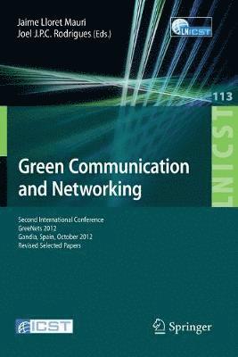 Green Communication and Networking 1