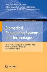 bokomslag Biomedical Engineering Systems and Technologies