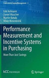 bokomslag Performance Measurement and Incentive Systems in Purchasing
