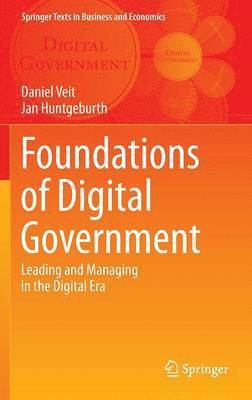 bokomslag Foundations of Digital Government