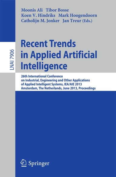 Moonis Ali, Tibor Bosse, Koen V. Hindriks, Mark Hoogendoorn, Catholijn M. Jonker, Jan Treur - Recent Trends in Applied Artificial Intelligence, Häftad