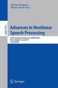 bokomslag Advances in Nonlinear Speech Processing