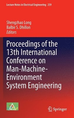 Proceedings of the 13th International Conference on Man-Machine-Environment System Engineering 1